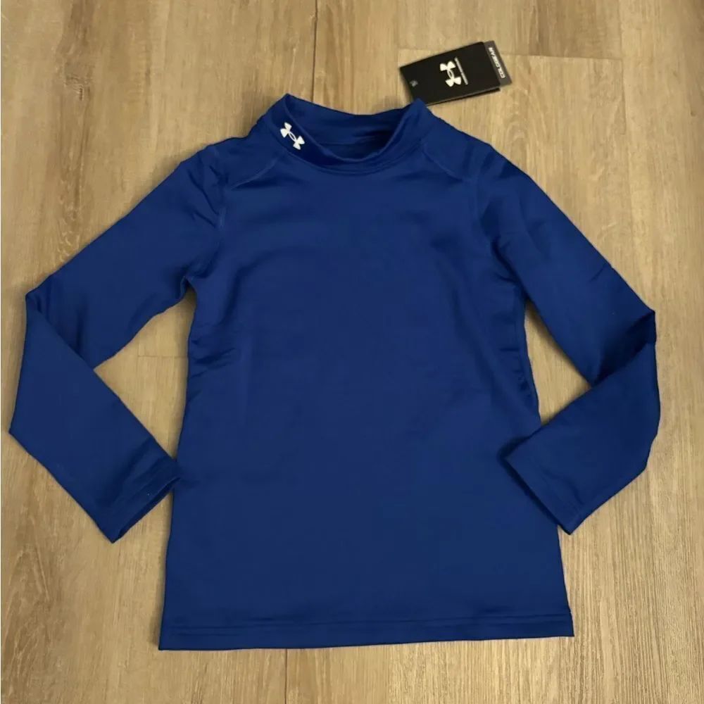Under Armour Kids Royal Blue Long Sleeve Tee